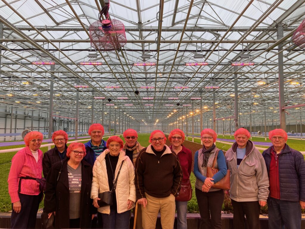 First of two Rotary groups during the BrightFarms tour on February 22, 2024. 